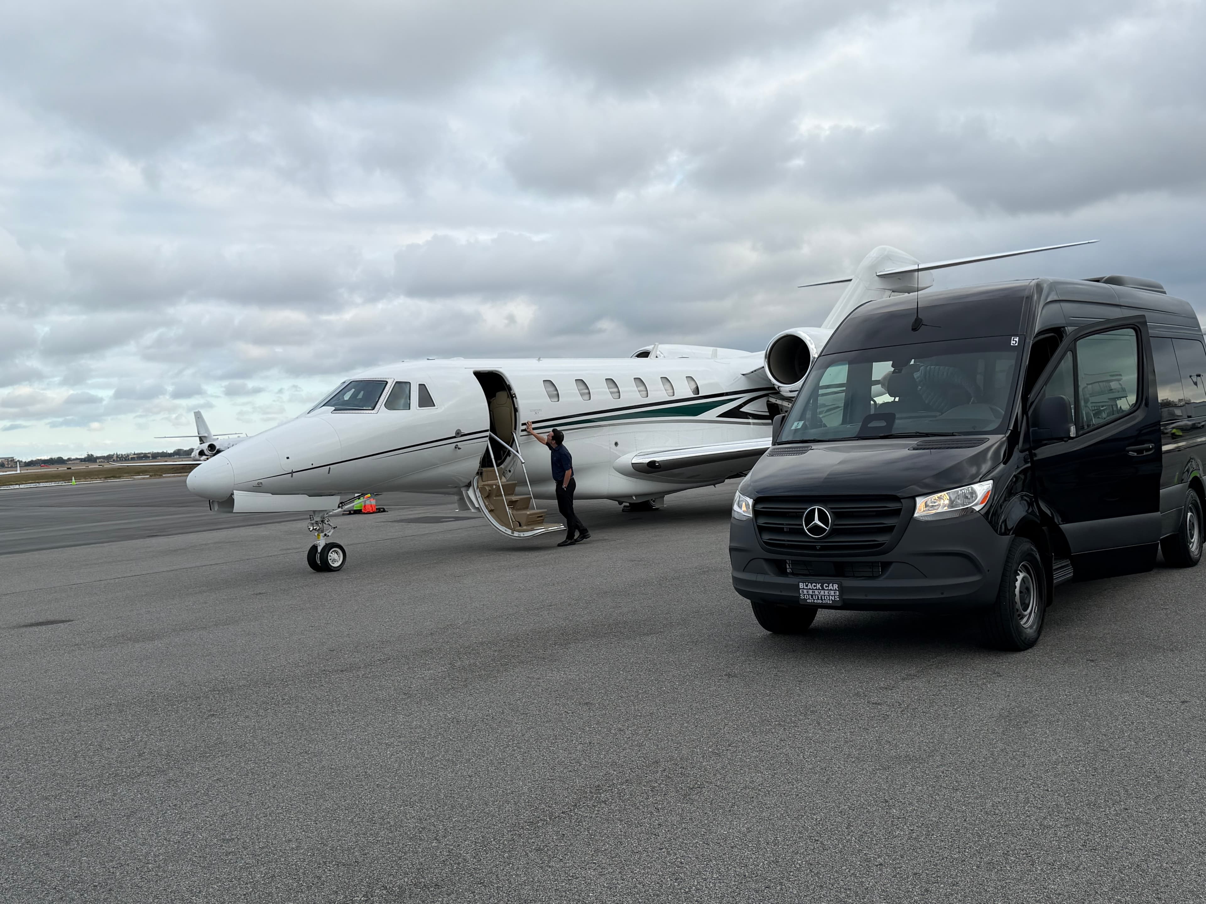 Cadillac Escalade luxury SUV — private car service to Bay Hill